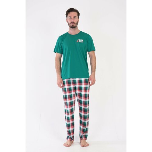 Купить Пижама , размер XXL, зеленый
Мужской домашний комплект одежды из премиального ту...