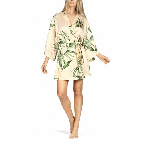 Купить Халат Lunaretta, размер M/L, зеленый, бежевый
Элегантный женский халат из шёлк -...
