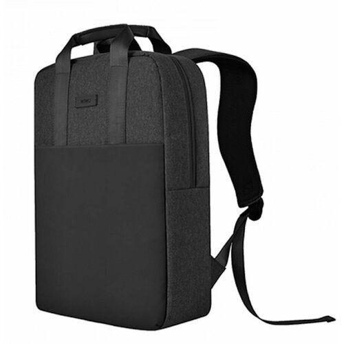 Купить Рюкзак для ноутбука WiWU Minimalist Backpack 15,6 дюйма, водонепроницаемый - Чер...