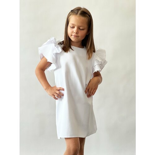 Купить Платье Бушон, размер 122-128, белый
Платье для девочки нарядное бушон ST5410, цв...