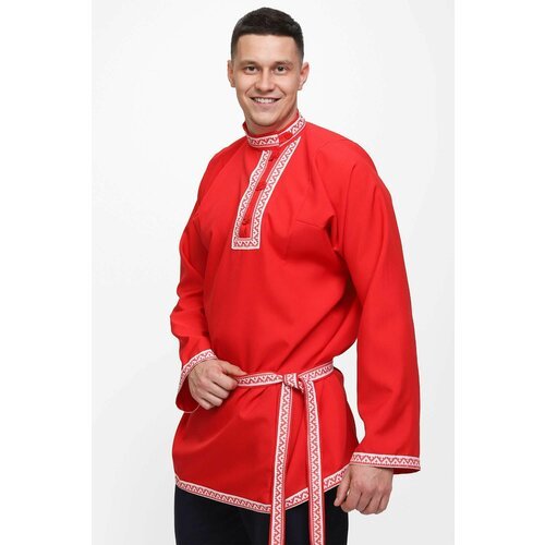 Купить Косоворотка Емеля, русская народная рубаха, красная 56-58
Косоворотка - самый ра...