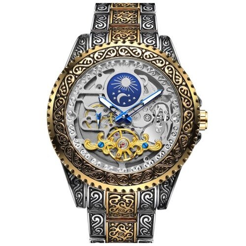 Купить Наручные часы Forsining, золотой, серебряный
Роскошные мужские наручные механиче...