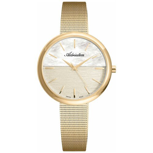 Купить Наручные часы Adriatica Essence, золотой
Кварцевые часы. Формат 12 часов. Секунд...