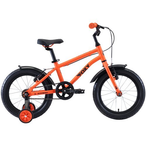 Купить Городской велосипед STARK Foxy 16 Boy (2020) оранжевый/голубой/черный (требует ф...