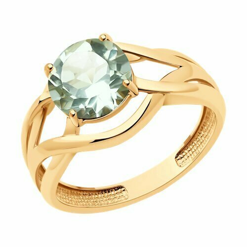 Купить Кольцо Diamant online, золото, 585 проба, празиолит, размер 17
<p>В нашем интерн...