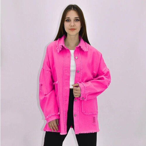 Купить Джинсовая куртка Tango Plus, размер M, фуксия, розовый
Шикарная, яркая джинсовка...