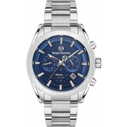 Купить Наручные часы SERGIO TACCHINI, синий, серебряный
Мужские часы. Коллекция Archivi...