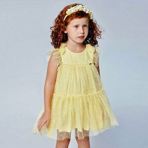 Купить Платье Mayoral, размер 128 (8 лет), желтый
Нарядное платье Mayoral для девочек с...