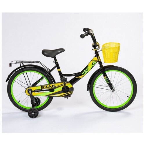 Купить Велосипед 20" ZIGZAG CLASSIC черный/желтый/зеленый
Велосипед двухколесный Zigzag...