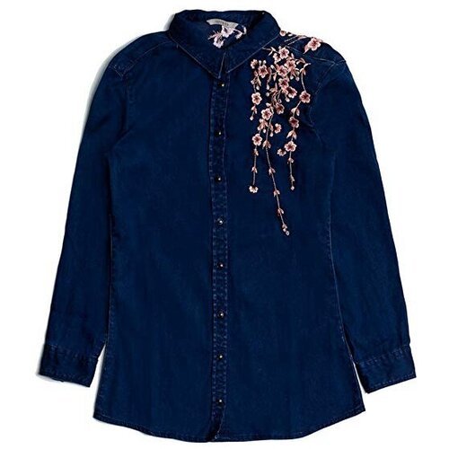 Купить Блуза GUESS, размер 14, синий
Блуза джинсовая с длинным рукавом бренда GUESS син...