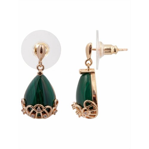 Купить Серьги Lotus Jewelry, малахит, зеленый
Ширина украшения (мм): 13. Высота украшен...