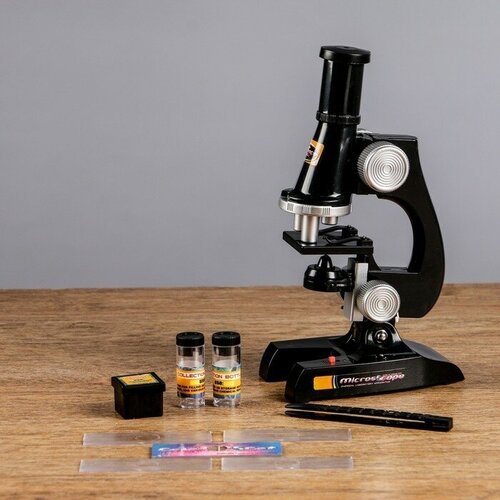 Купить Микроскоп "Юный биолог", кратность увеличения 450х, 200х, 100х, черный
Возраст:...