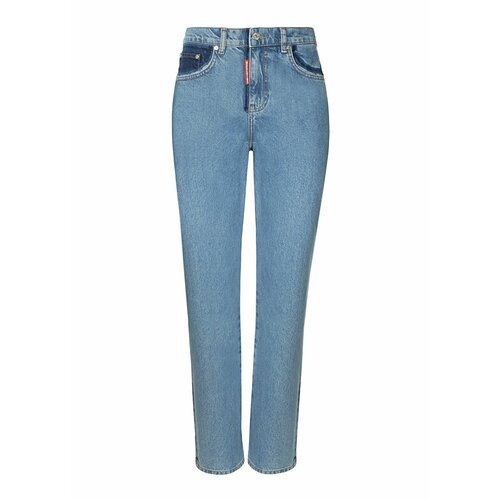 Купить Брюки MOSCHINO JEANS, размер 42, голубой
Прямые джинсы, которые призваны не сков...