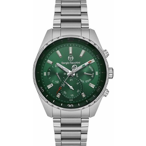 Купить Наручные часы SERGIO TACCHINI Coast Life, зеленый, серебряный
Мужские часы. Колл...