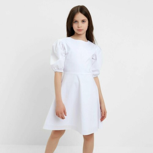Купить Платье Minaku, размер 36, белый
Платье для девочки MINAKU : хлопковая ткань, сос...