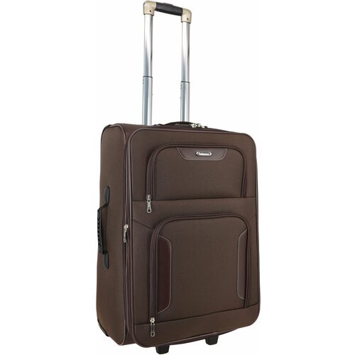 Купить Чемодан Rion+ 407BRW, 72 л, размер L, коричневый
Каркасный тексильный чемодан из...