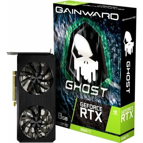 Купить Видеокарта Gainward nVidia GeForce RTX 3060 Ti Ghost V1 PCI-E 8192Mb GDDR6 256 B...