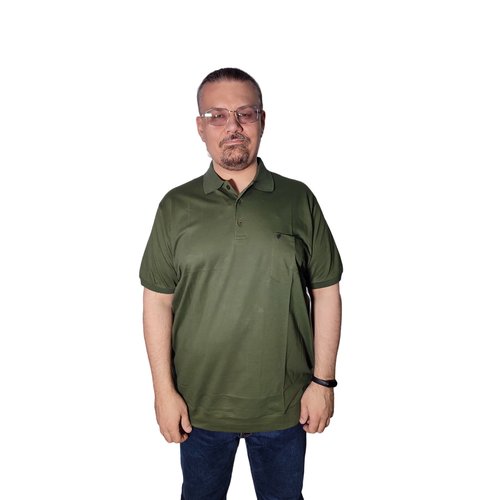 Купить Поло ANNEX, размер 6XL, зеленый
Мужская футболка-поло однотонная без рисунка бол...