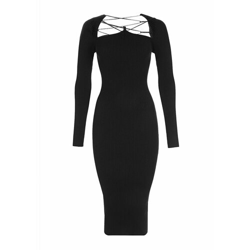 Купить Платье LIU JO, размер S, черный
Трикотажное платье миди длины с открытой спиной...