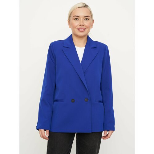 Купить Пиджак DAZZLE STYLE, размер 48, синий
Пиджак женский оверсайз casual кежуал вклю...