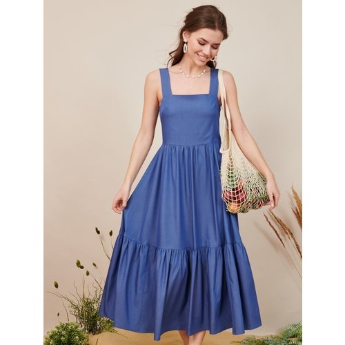 Купить Сарафан VIAVILLE, размер 44, синий
Женское платье "Майя" от Viaville подчеркнет...