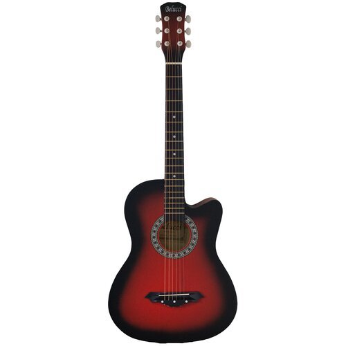 Купить Акустическая гитара Belucci BC3820 RDS красный sunburst
Акустическая гитара с ме...