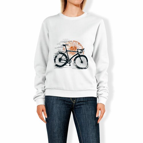 Купить Свитшот ROLY, размер M, белый
Название принта: Велосипед Солнце Спорт Абстракция...