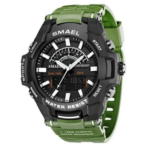 Купить Наручные часы SMAEL, зеленый
Наручные мужские часы SMAEL модели SM8028 – это сов...