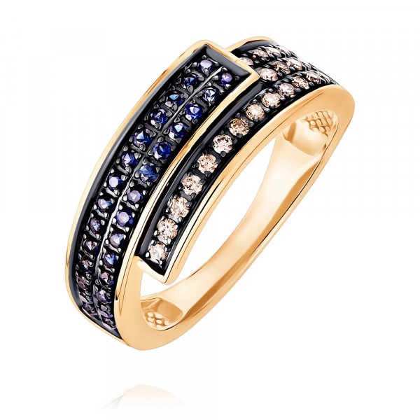 Купить Кольцо
Великолепное кольцо из красного золота с драгоценными вставками. Коньячны...