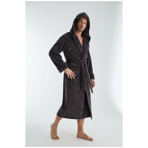 Купить Халат Nusa, размер 52/54, коричневый
Банный халат<br>Размер: L-XL<br>Материал из...