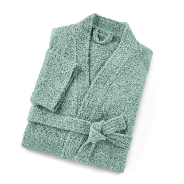 Купить Халат-кимоно для взрослых 350 гм Scenario 50/52 (FR) - 56/58 (RUS) зеленый
Халат...