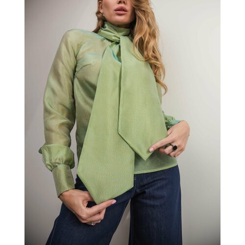 Купить Блуза ZATE, размер 42, золотой, зеленый
Блуза "Аманда Люкс Zate" - стильная и эл...