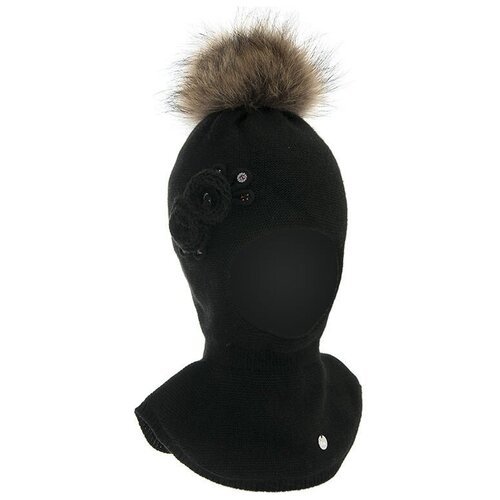 Купить Шапка mialt, размер 50-52, черный
Шапка-шлем для девочки Ландора, цвет черный, р...