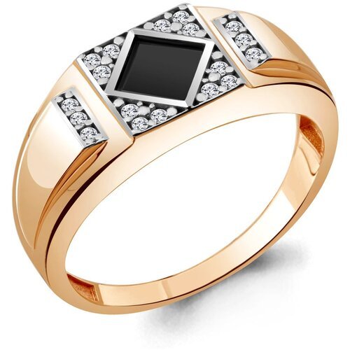Купить Печатка Diamant online, золото, 585 проба, фианит, размер 21
<p>В нашем интернет...