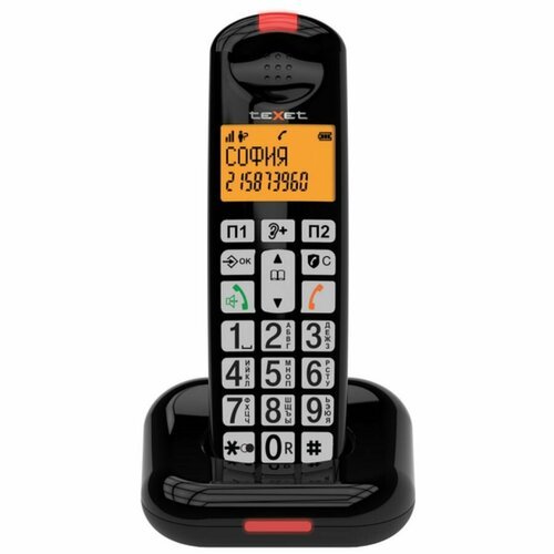 Купить Радиотелефон домашний беспроводной TX-D7855 черный
Радиотелефон с аон TEXET TX-D...