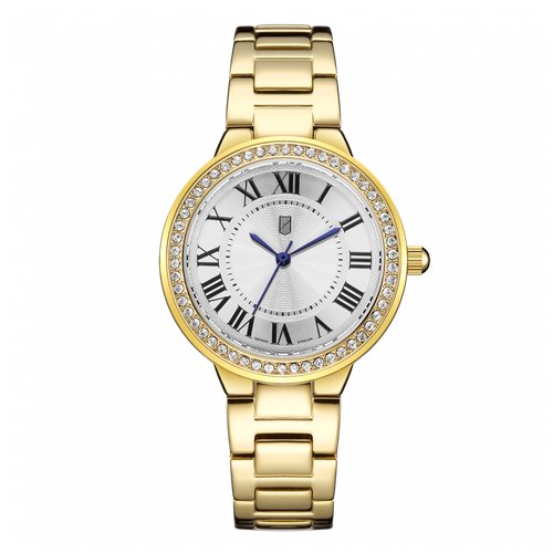 Купить Наручные часы УЧЗ, золотой
Наручные кварцевые женские часы из нержавеющей стали...