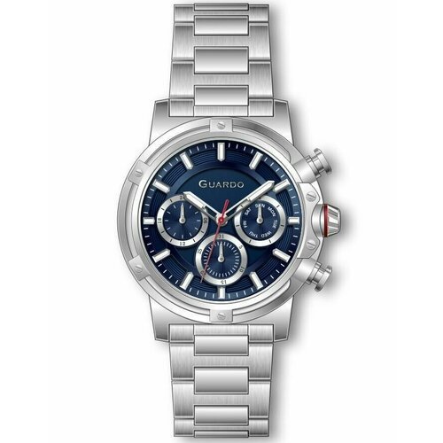 Купить Наручные часы Guardo 12716-1, синий, серебряный
Часы Guardo 012716-1 бренда Guar...