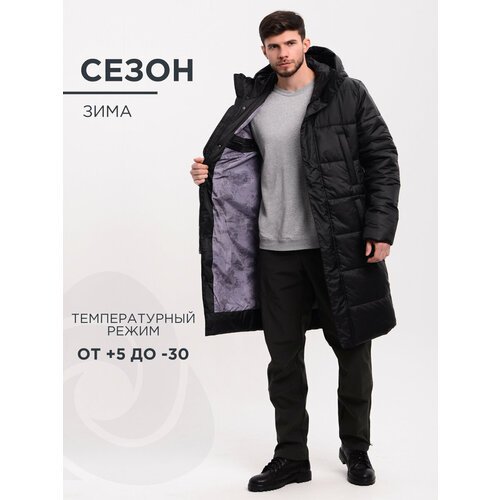 Купить Пальто CosmoTex, размер 56-58, 182-188, черный
Великолепный теплый и легкий мужс...