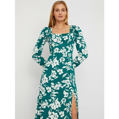 Купить Платье Zolla, размер XS, зеленый
Зелёное женское платье с изысканным цветочным п...