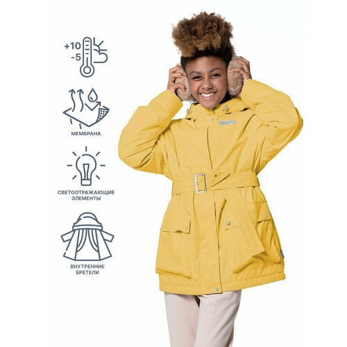 Купить Куртка NIKASTYLE 4м3824, размер 164-84, желтый
Куртка демисезонная для девочки....