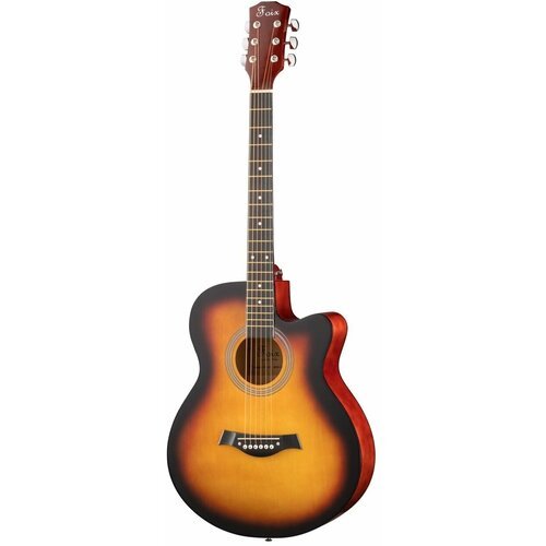 Купить Акустическая гитара, с вырезом, санберст, Foix FFG-4001C-SB
Акустическая гитара...
