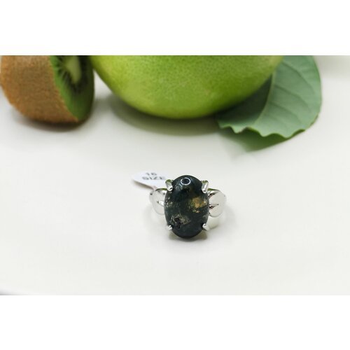 Купить Кольцо, агат, размер 16.5, бесцветный, черный
Стильное красивое кольцо с натурал...