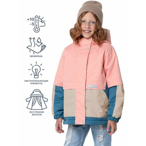 Купить Куртка NIKASTYLE 4м3024, размер 140-68, розовый
Куртка демисезонная для девочки....