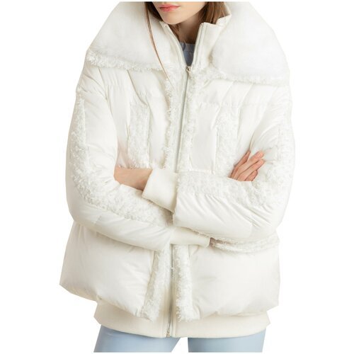 Купить Пуховик Max & Moi, укороченный, карманы, размер 36, белый
Молочно-белая куртка и...