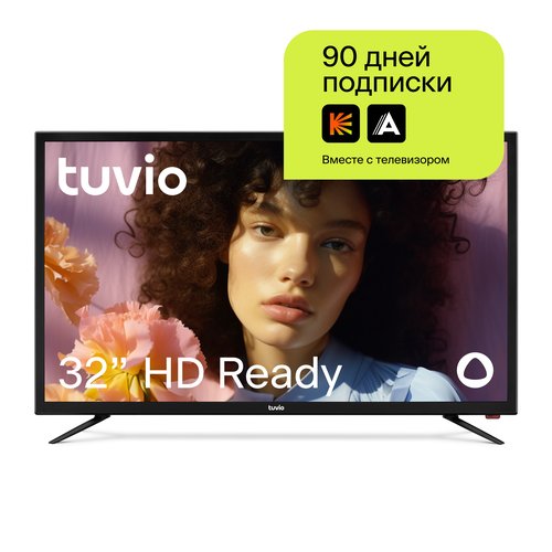 Купить 32” Телевизор Tuvio HD-ready DLED на платформе YaOS, STV-32DHBK2R, черный
Tuvio...