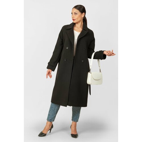 Купить Пальто MARGO, размер 40-42, черный
Демисезонное пальто прямого кроя с английским...