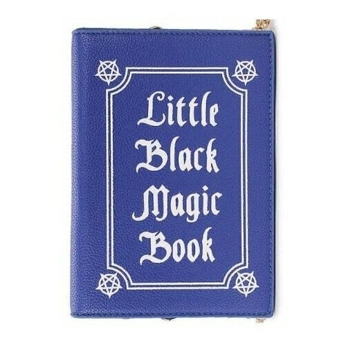Купить Сумка клатч , синий
Сумочка через плечо с надписью "Little Black Magic Book - Ма...