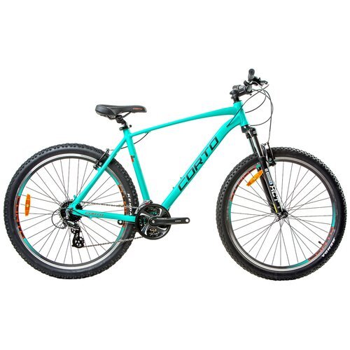 Купить Велосипед горный Corto SLY-22" матовый зеленый/matt green
Установленные на велос...