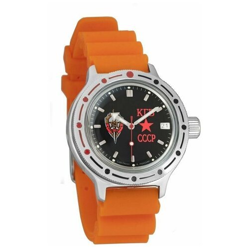 Купить Наручные часы Восток Амфибия Мужские наручные часы Восток Амфибия 420457, оранже...