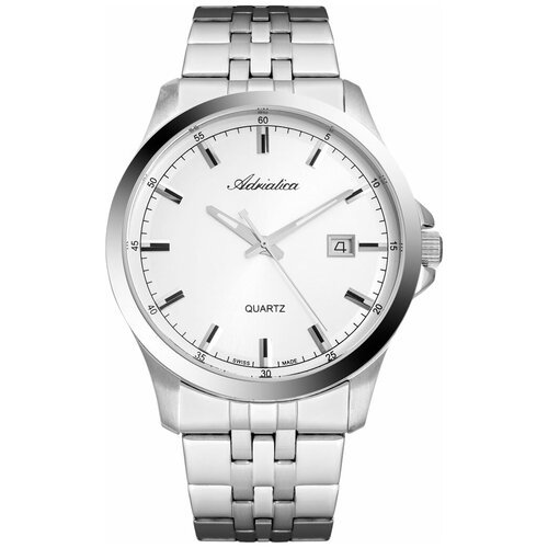 Купить Наручные часы Adriatica A8304.5113Q, серебряный, белый
Мужские кварцевые часы. Ш...